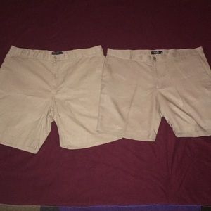 2 pair of Mens PoloRL/Chaps Golf shorts